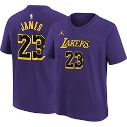Youth Los Angeles Lakers LeBron James Jordan Brand Purple