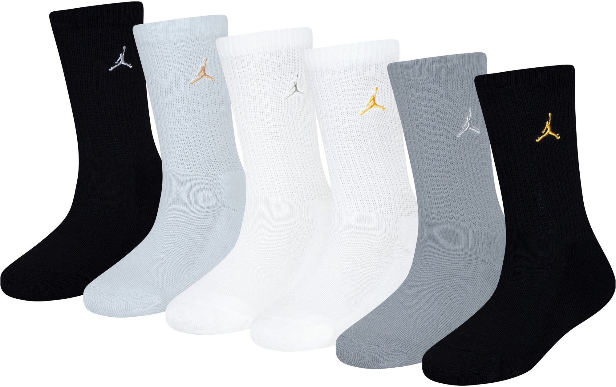 Jordan Youth Everyday Essential 6 Pack Crew Socks