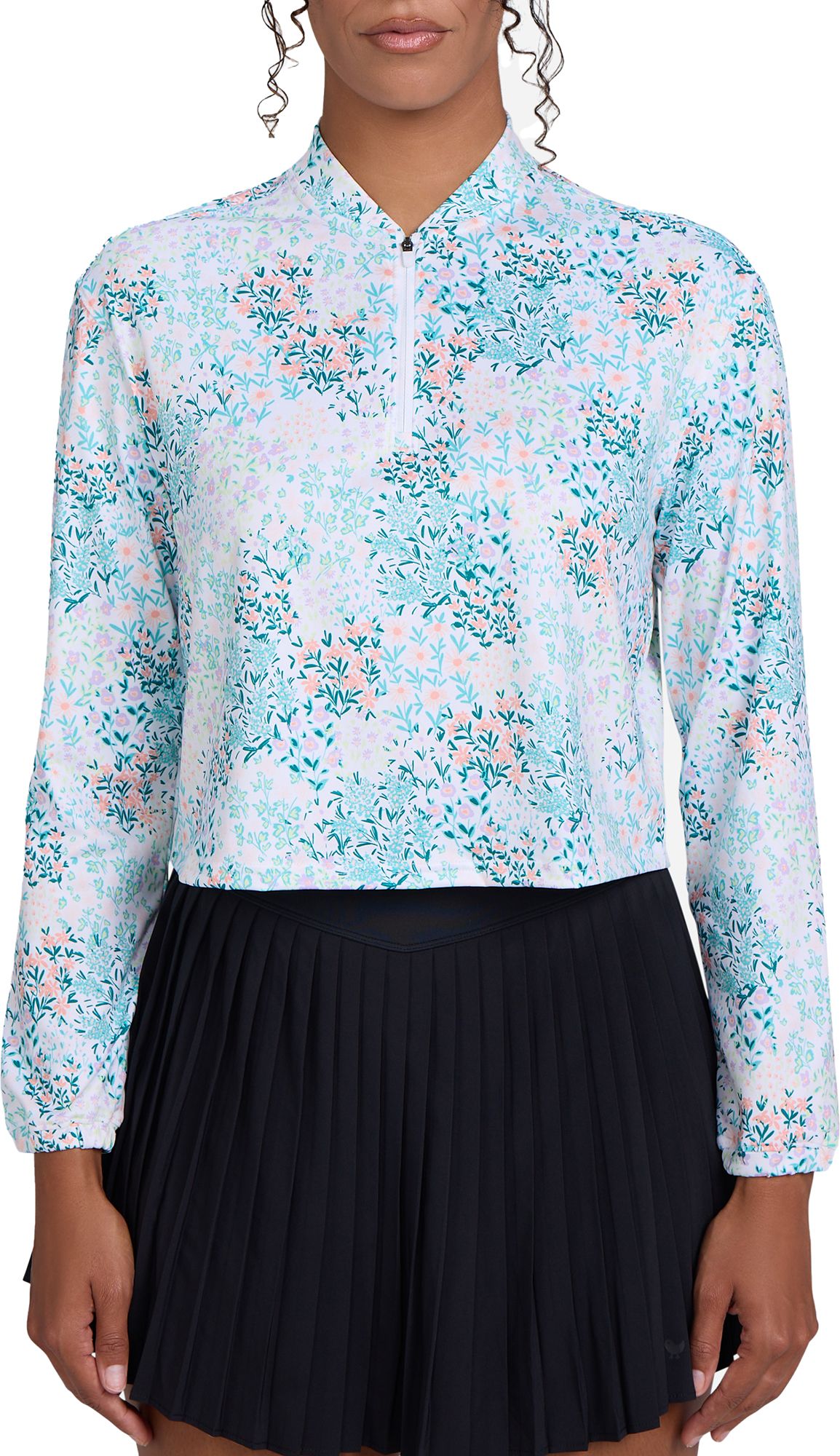 Bad Birdie Women's Blade UV 1/4 Zip Long Sleeve Golf Pullover