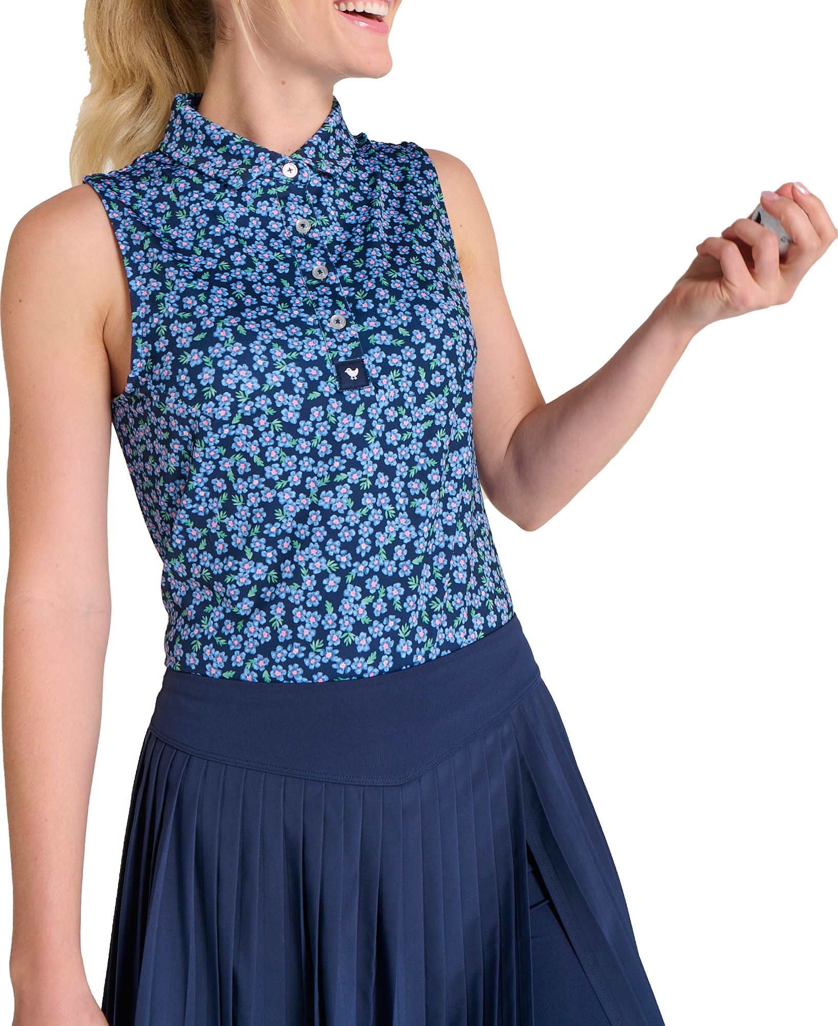 Bad Birdie Women's Sleeveless Performance Golf Polo