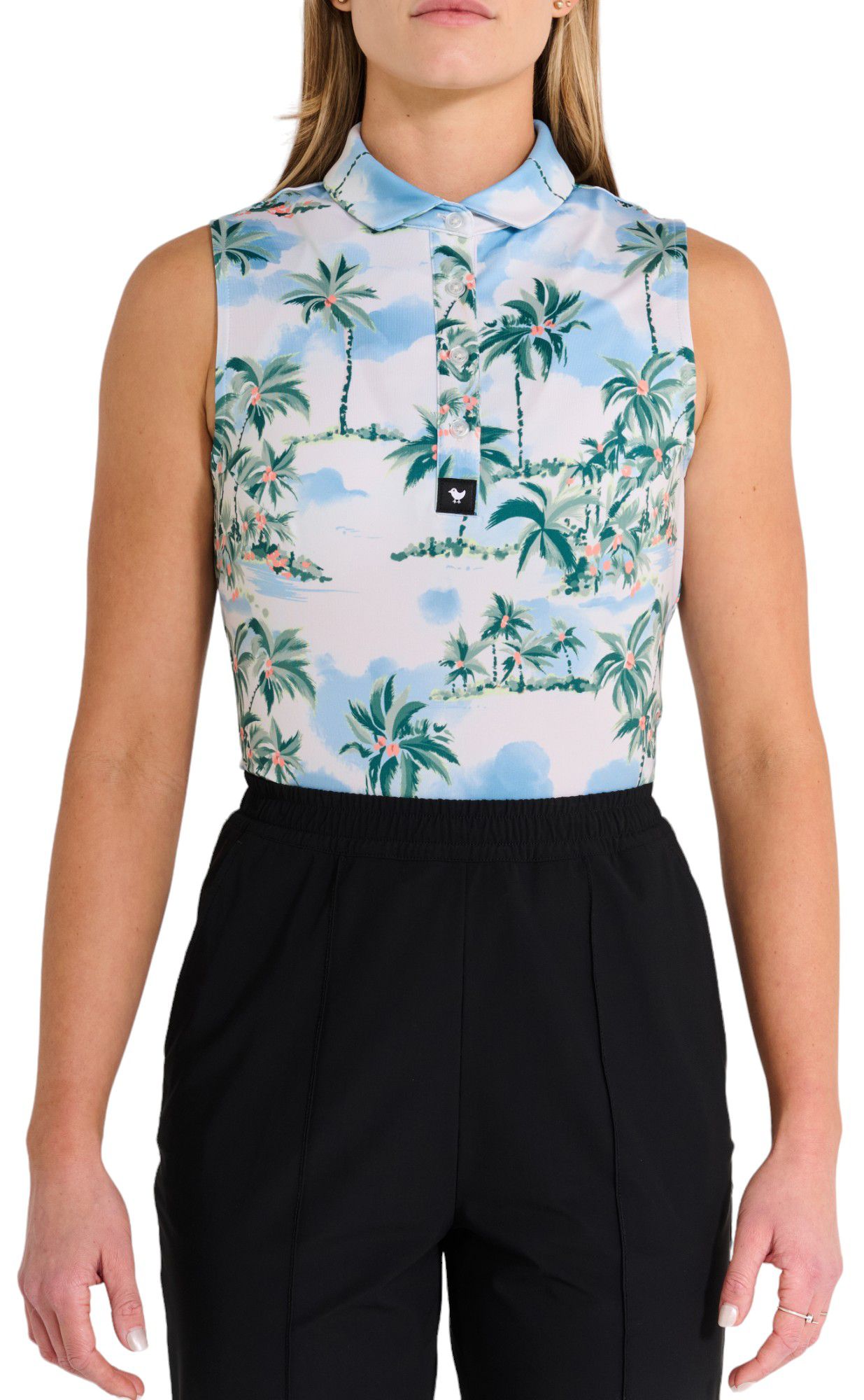 Bad Birdie Women's Sleeveless Performance Golf Polo