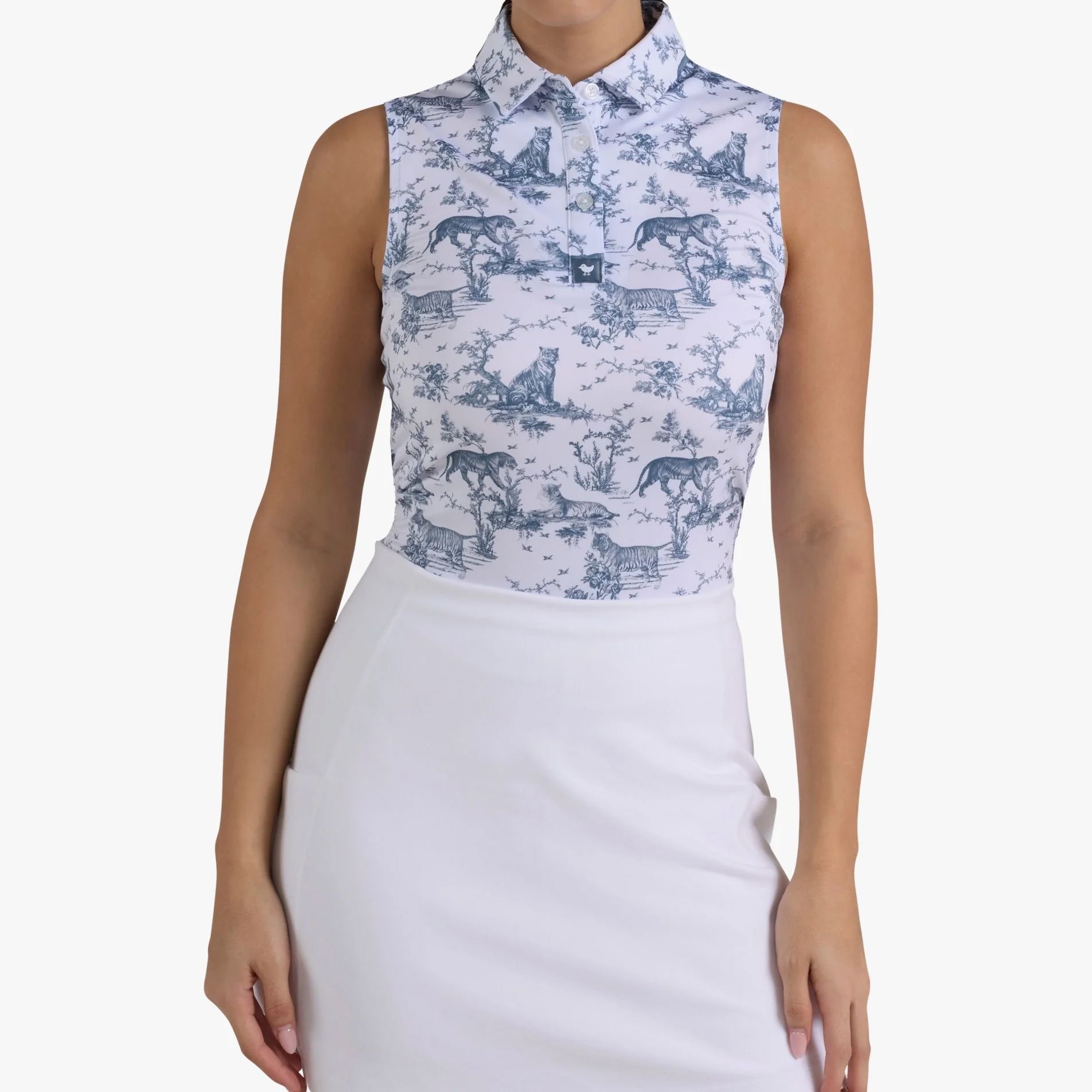Bad Birdie Women's Sleeveless Performance Golf Polo