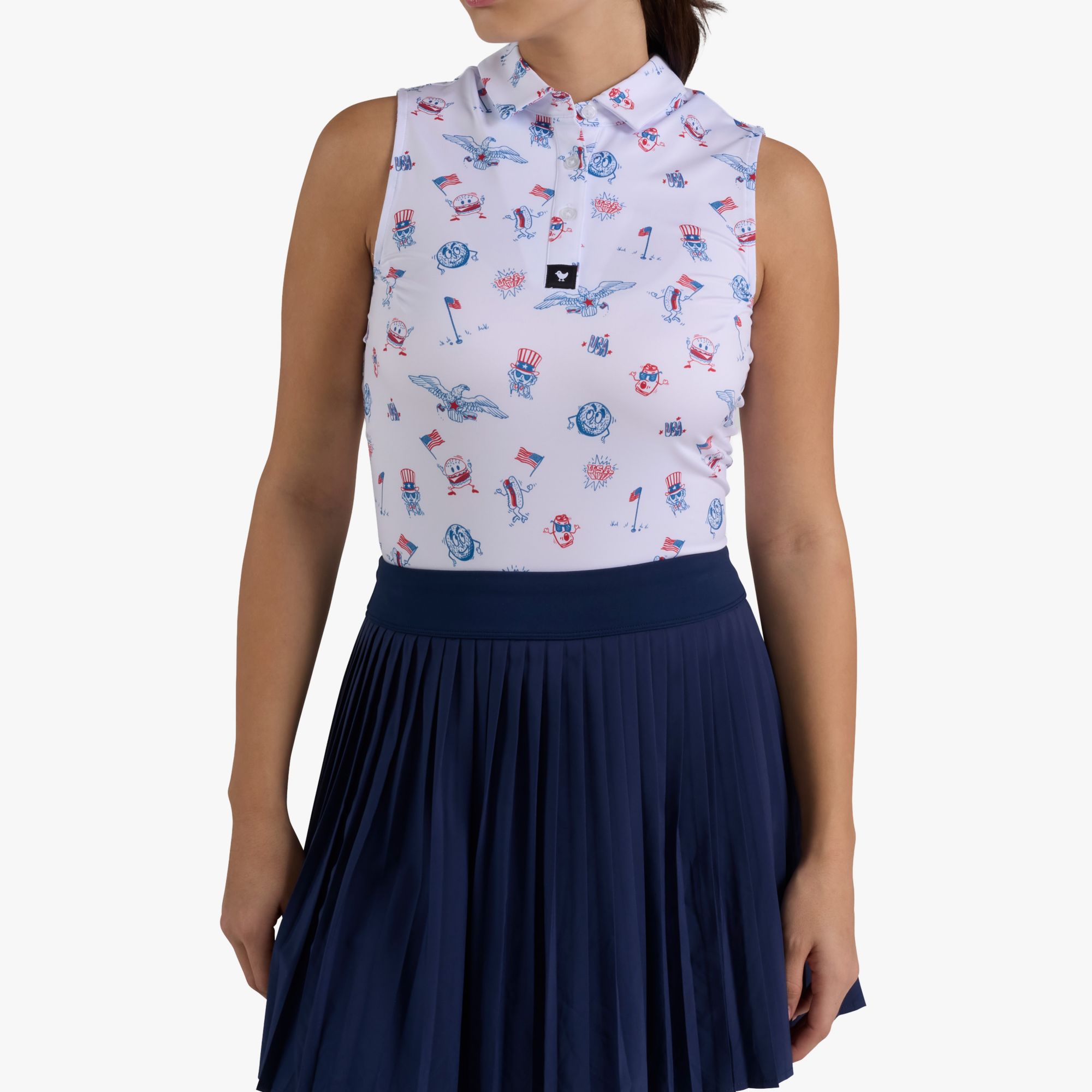 Bad Birdie Women's Sleeveless Performance Golf Polo
