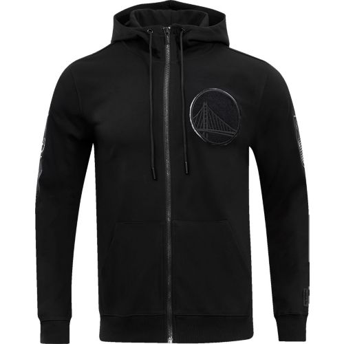 Pro Standard Men's Golden State Warriors Black Mash Up Rib Fleece