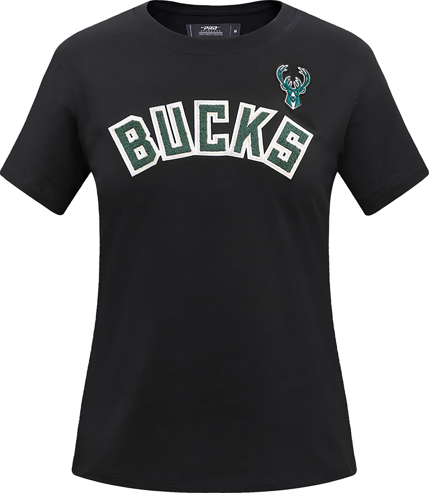 Pro Standard Women's Milwaukee Bucks Black Slim Fit T-Shirt
