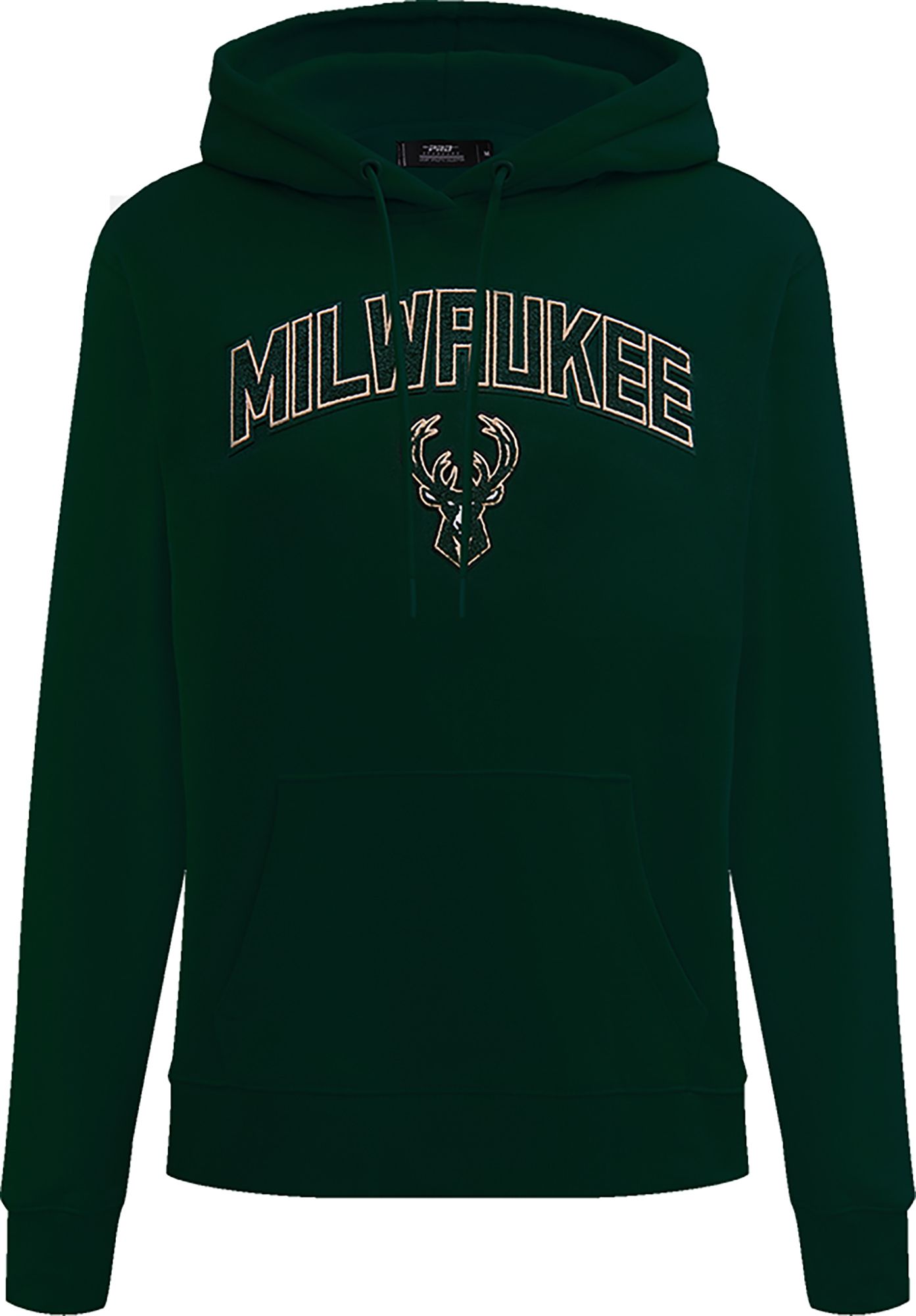 Pro Standard Women's Milwaukee Bucks Green Fleece Pullover Hoodie