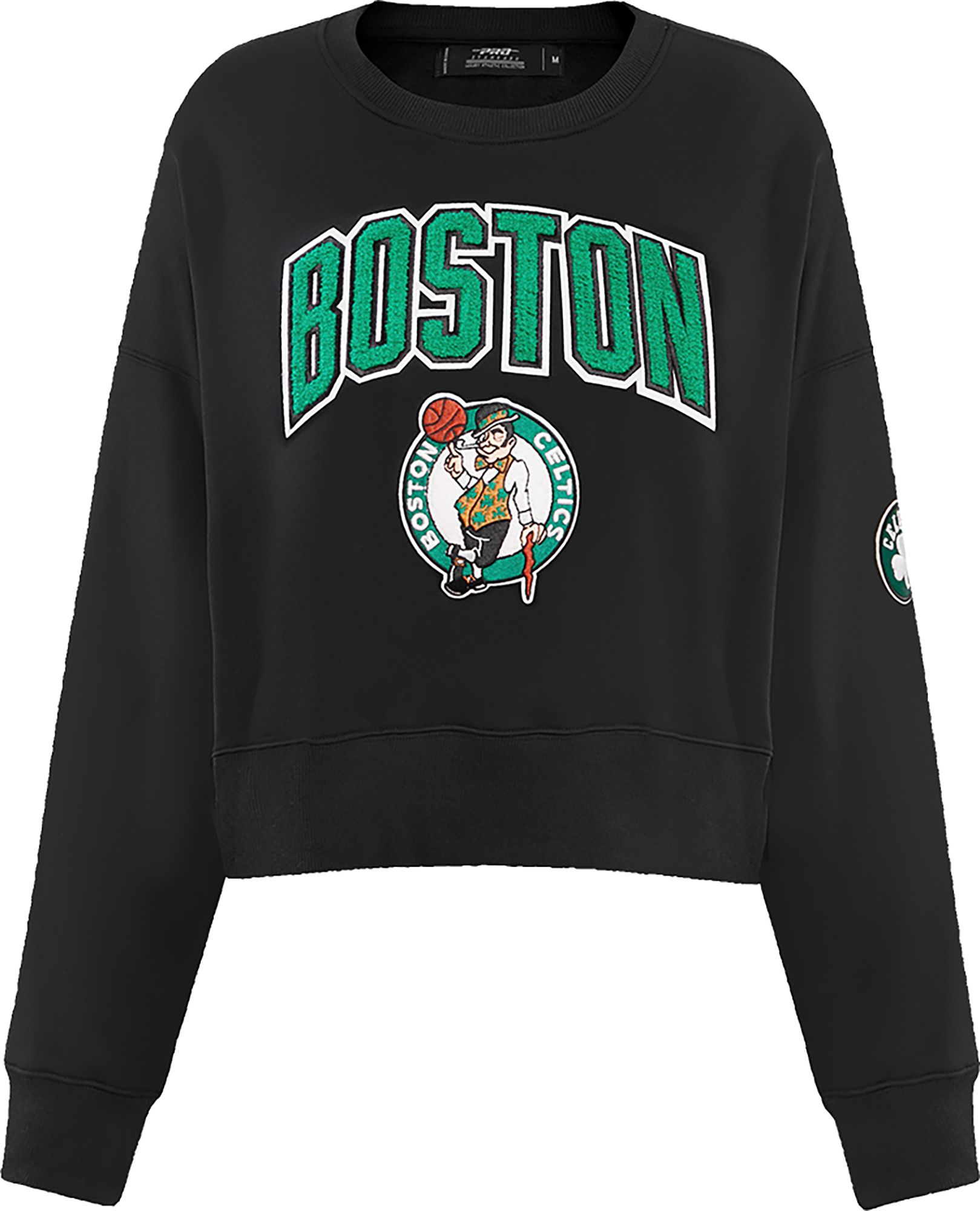 Pro Standard Women's Boston Celtics Black Fleece Crewneck Sweater