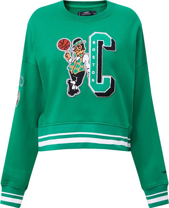 Pro Standard Women's Boston Celtics Mashup Fleece Crewneck Sweatshirt