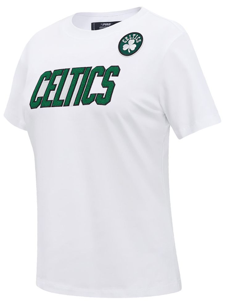 Pro Standard Women's Boston Celtics White SJ Slim Fit T-Shirt