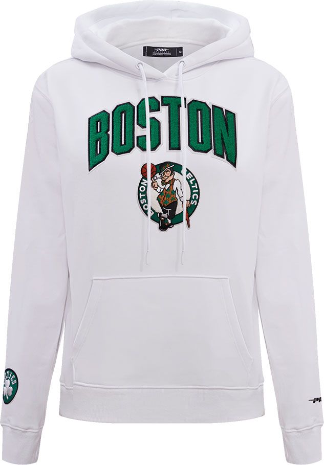 Pro Standard Women's Boston Celtics White Fleece Pullover Hoodie