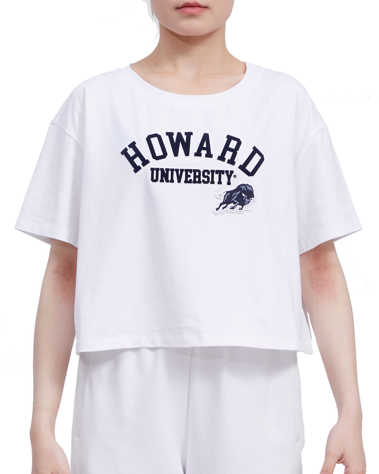 Pro Standard Women's Howard Bison White Classic Boxy T-Shirt