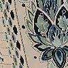 Patina Blue Lotus Print