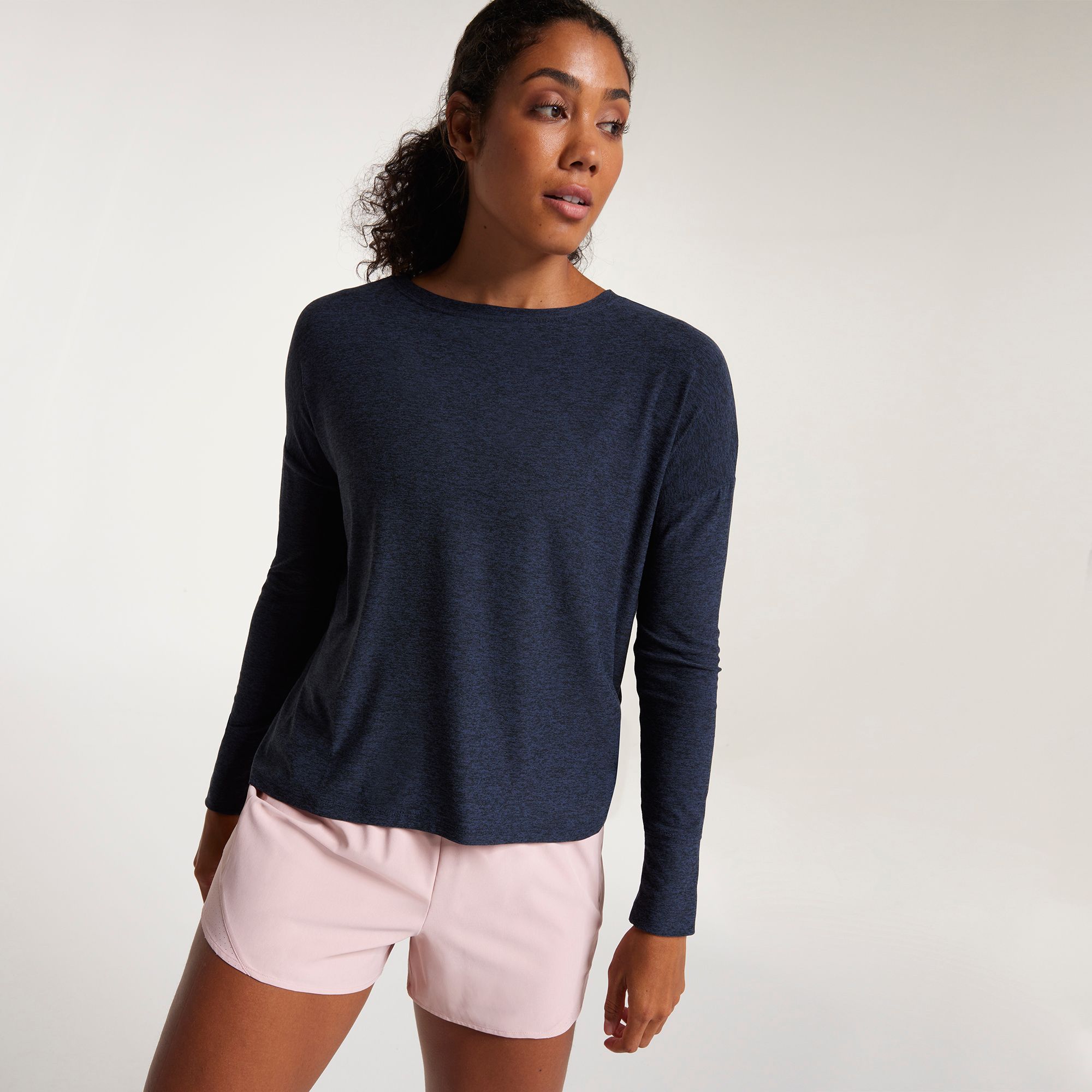 CALIA Women's Lustralux Oversized Long Sleeve Shirt