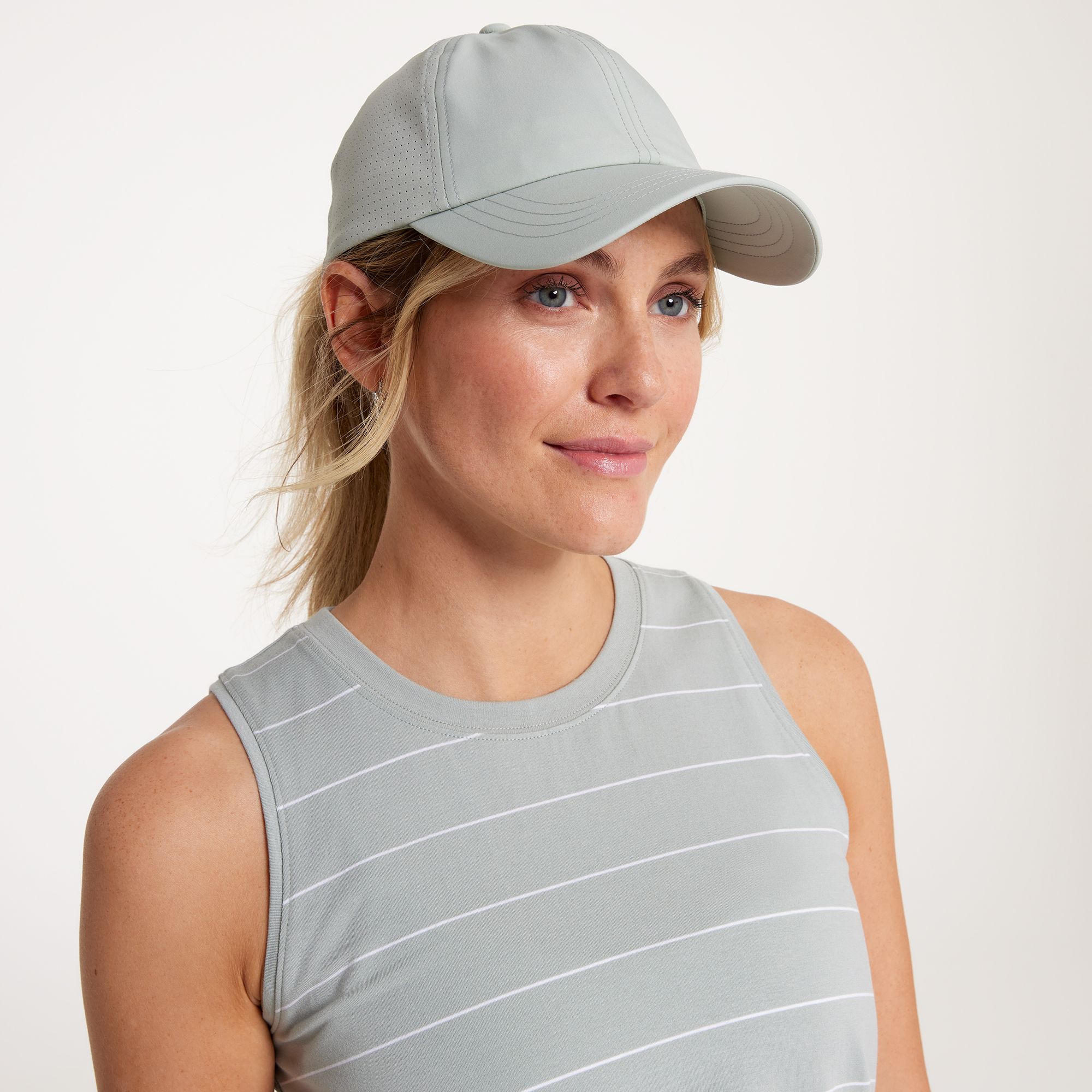 CALIA Women's Ponytail Cap - Gray