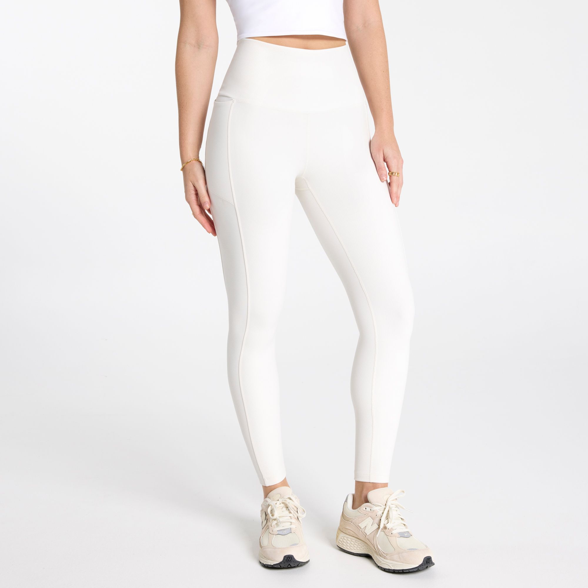 CALIA Women's Seamed Ribbed Essential 7/8 Legging