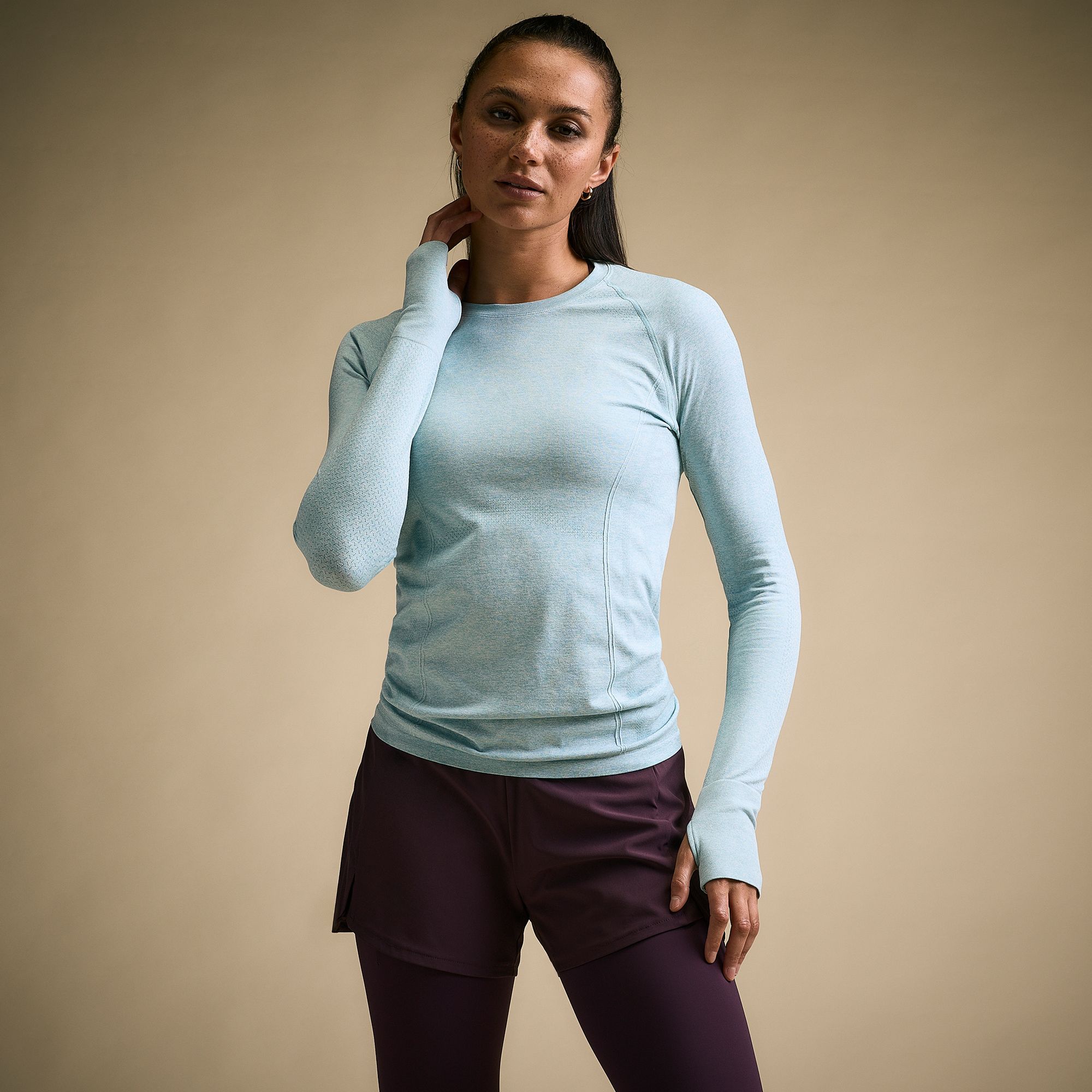 CALIA Women's Seamless Long Sleeve Tee