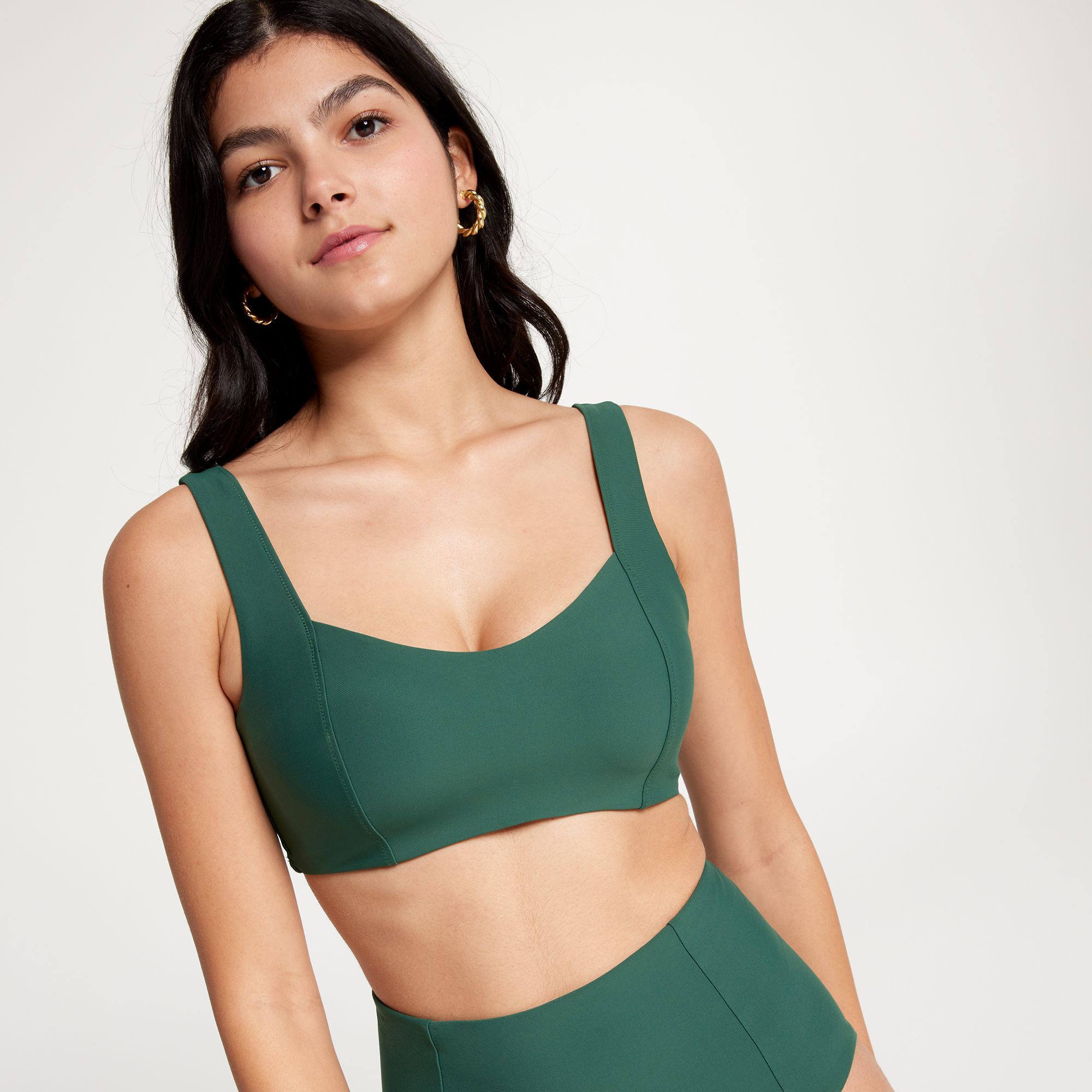 CALIA Women's Sleek Sculpt Bikini High Support Swim Top