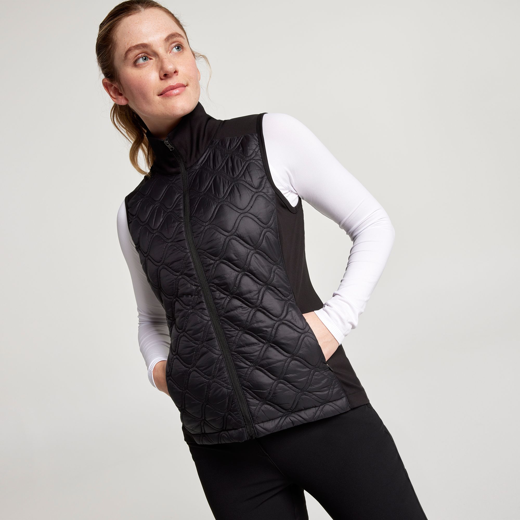CALIA Women's Quilted Full Zip Vest