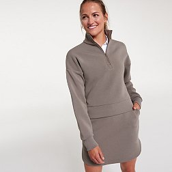 CALIA Women's Soft Scuba 1/4 Zip Golf Sweatshirt