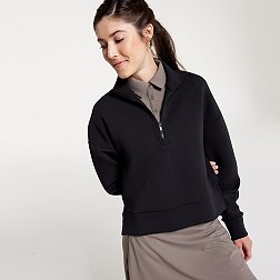 CALIA Women's Soft Scuba Full-Zip Jacket