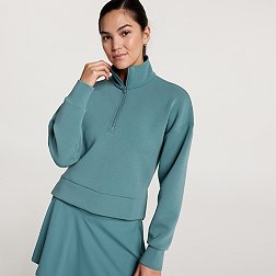 DSG Women's Momentum Seamless ¼ Zip Pullover