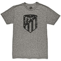 1863 FC Atletico Madrid 2023 Mono Badge Grey T-Shirt