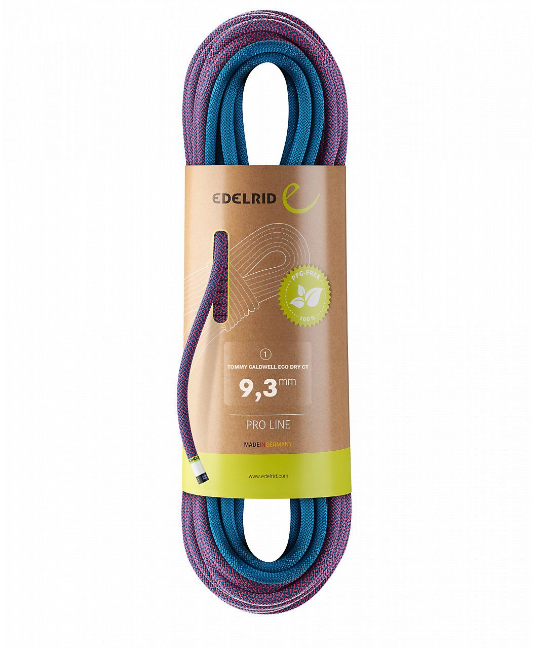 EDELRID Tommy Caldwell Exo Dry Colortec 9.3mm Rope