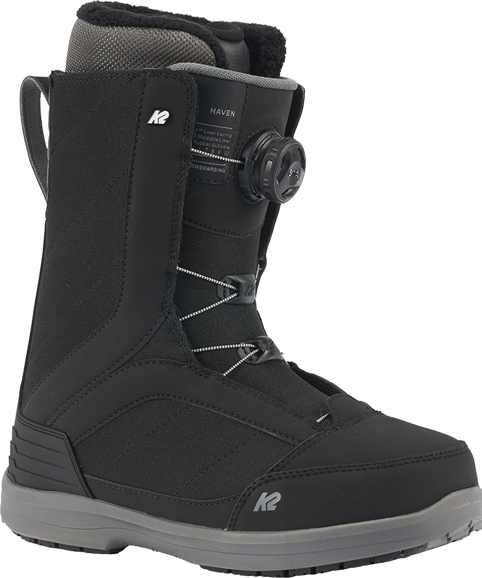 Photos - Snowboard K2 Women's Haven BOA  Boots , Size 7, Black 23K2XAWHVNBXX  2024