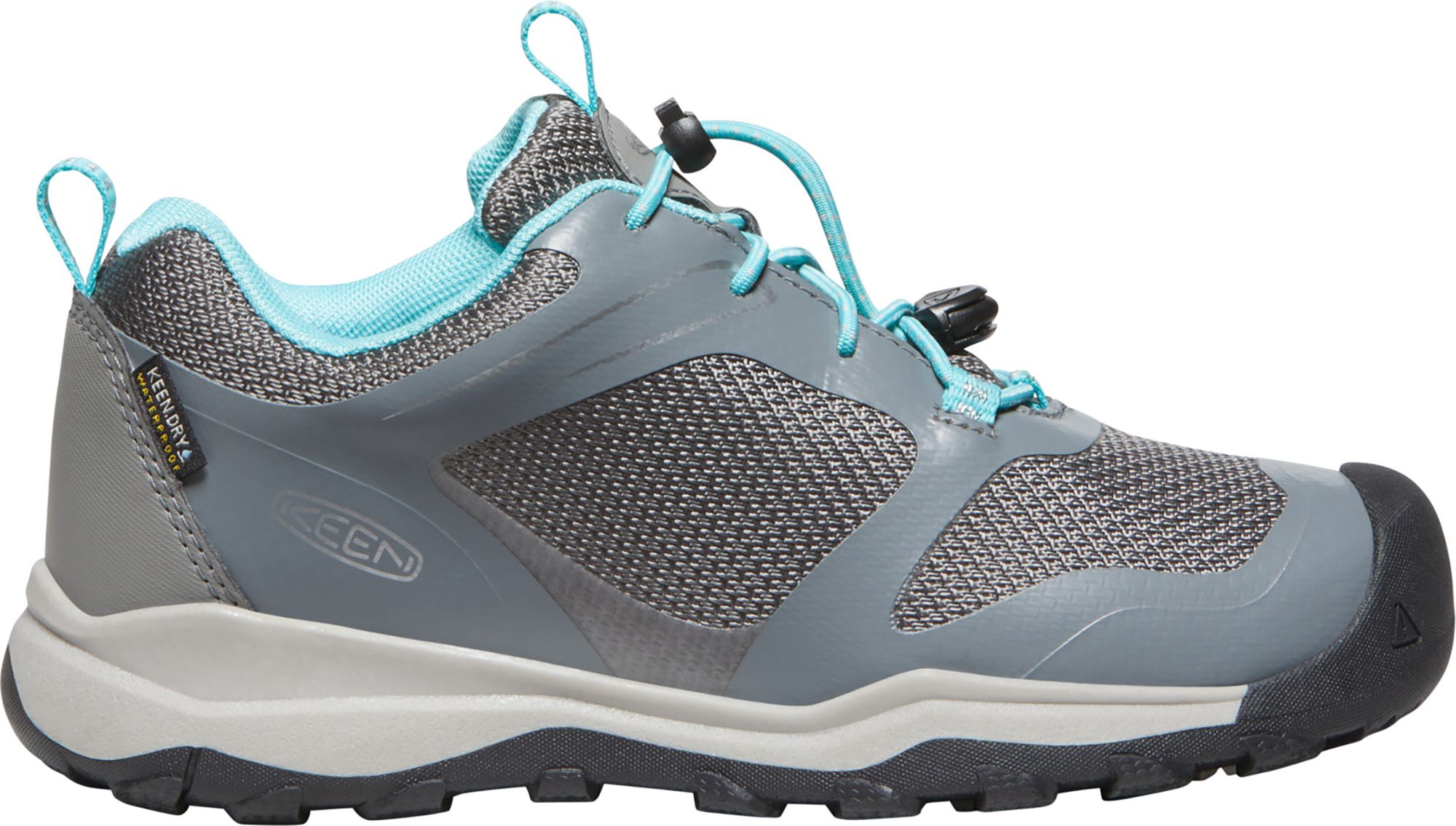 KEEN Big Kids' Wanduro Low Waterproof Hiking Shoes
