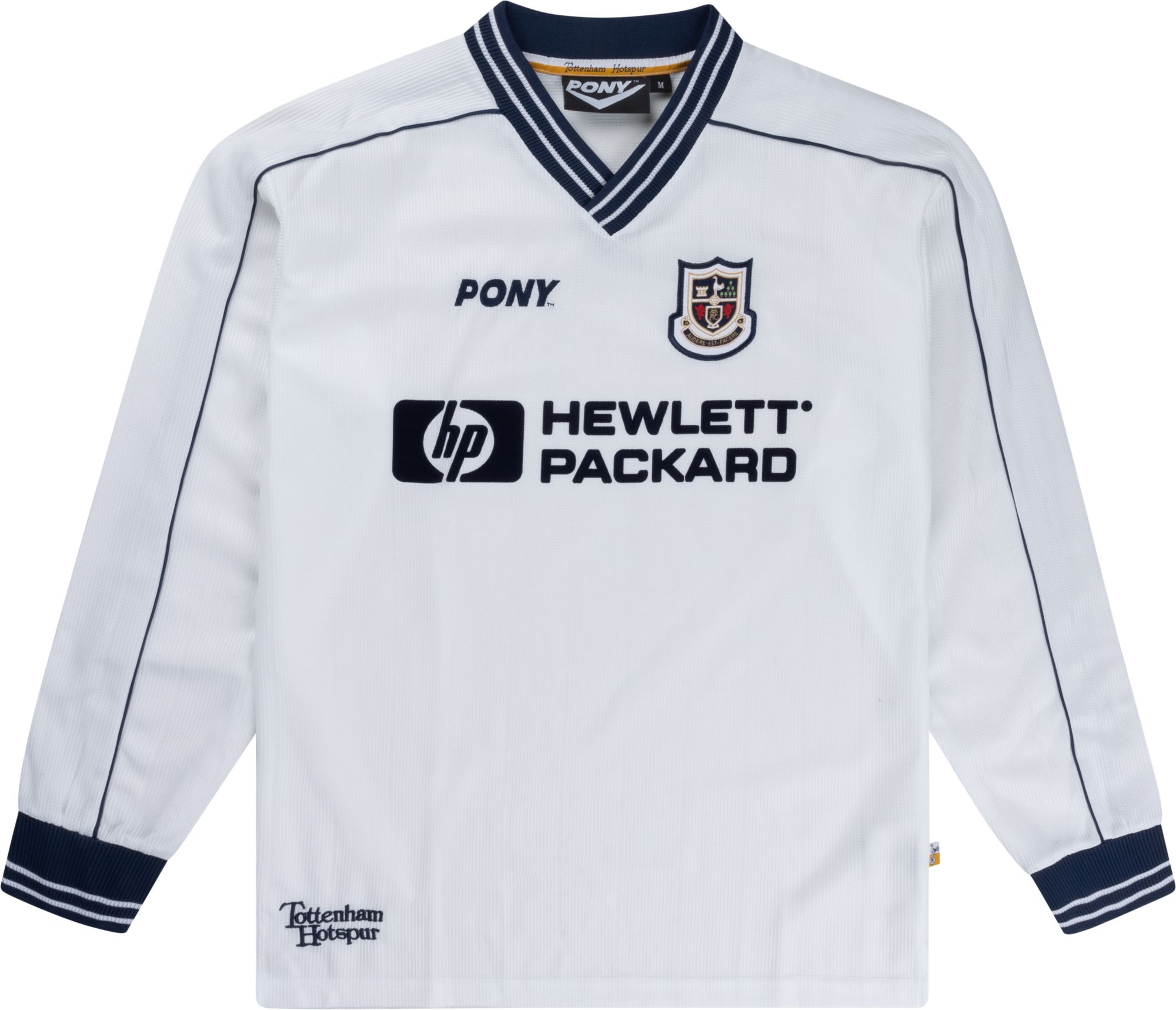Pony Adult Tottenham Hotspur 1997-1999 Vintage Home Long Sleeve Jersey