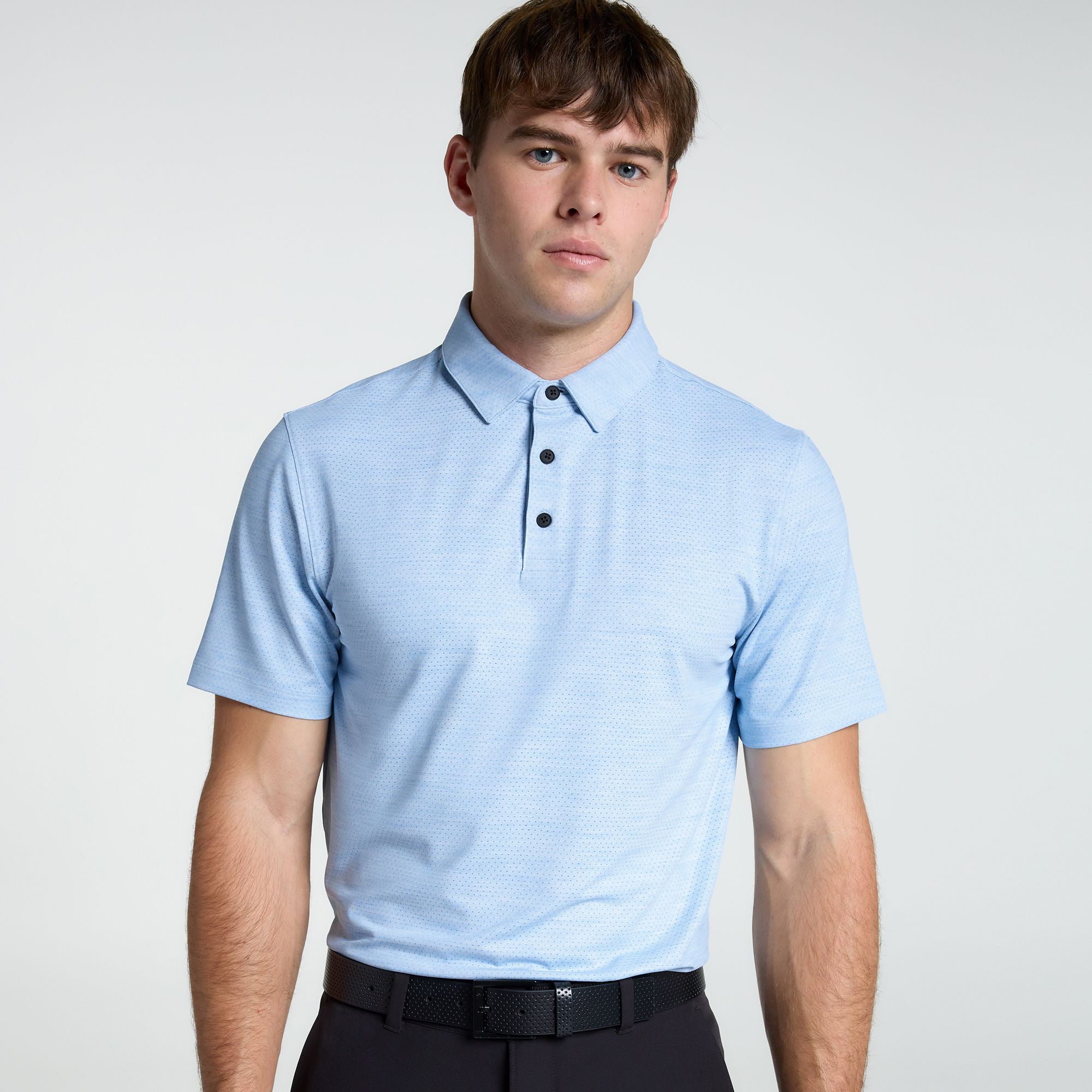 VRST Men's Golf Pivot Heather Polo