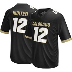 Retro Brand Men's Colorado Buffaloes Travis Hunter #12 Black Replica Football Jersey