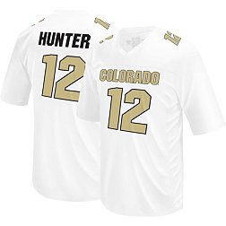 Retro Brand Men's Colorado Buffaloes Travis Hunter #12 White Replica Football Jersey