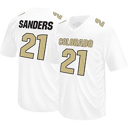 Retro Brand Men's Colorado Buffaloes Shilo Sanders #21 White Replica Football Jersey