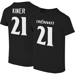 Retro Brand Men's Cincinnati Bearcats Corey Kiner #21 Black T-Shirt