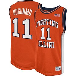 Retro Brand Men's Illinois Fighting Illini Ayo Dosunmu #11 Orange Replica Basketball Jersey
