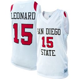 Retro Brand Men's San Diego State Aztecs Kawhi Leonard #15 White Replica Basketball Jersey