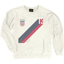 Original Retro Brand USWNT Alex Morgan #13 Off White Crew Sweatshirt