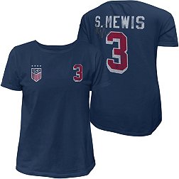 Original Retro Brand Women's USWNT Sam Mewis #3 Navy T-Shirt