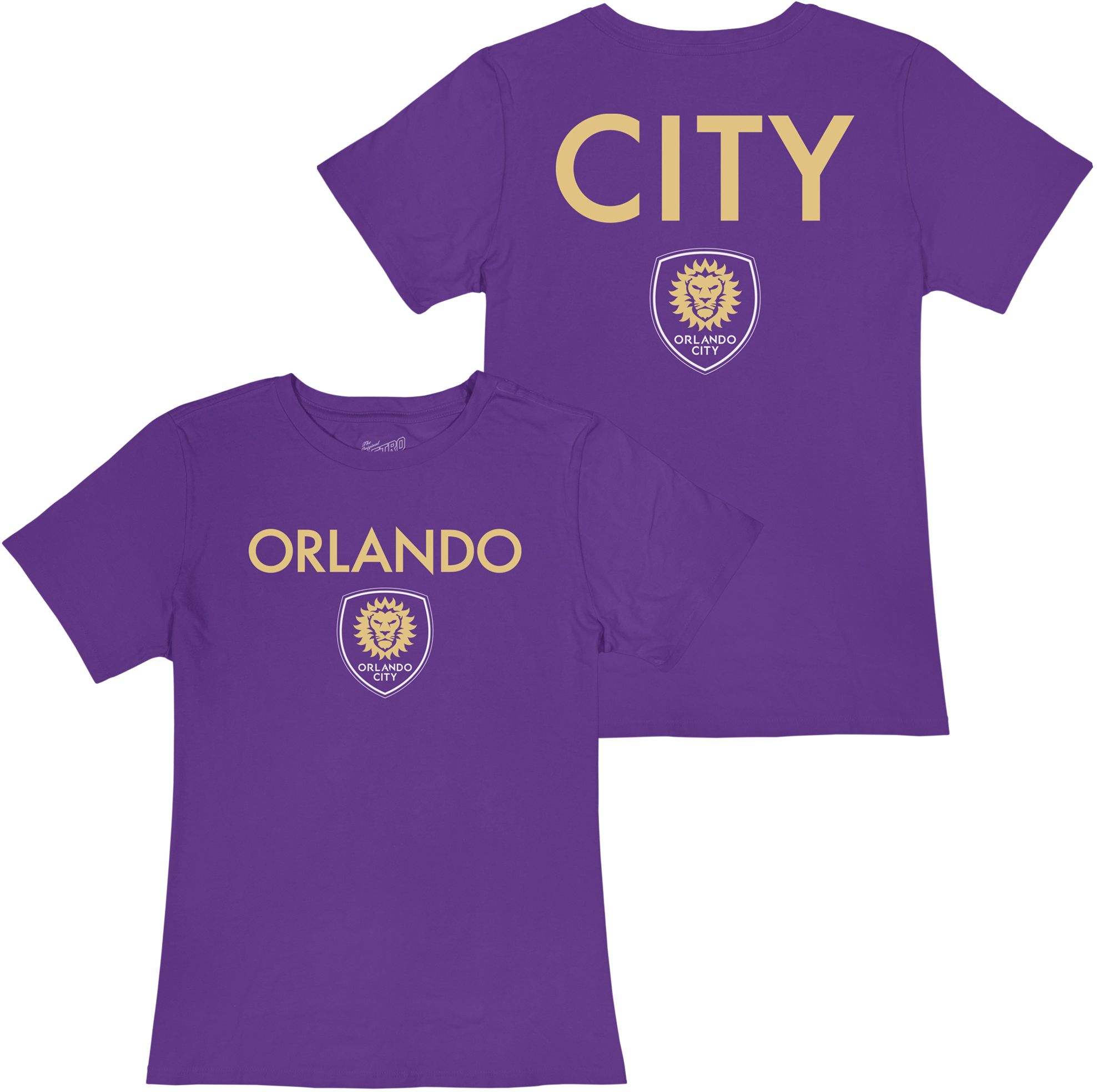 Retro Brand Youth Orlando City 2-Hit Purple T-Shirt