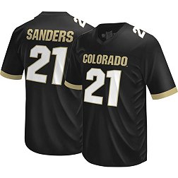 Retro Brand Youth Colorado Buffaloes Shilo Sanders #21 Black Replica Football Jersey