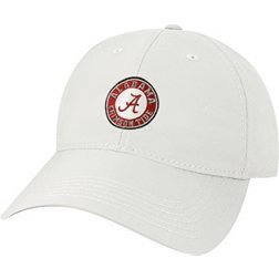 League-Legacy Adult Alabama Crimson Tide White Cool Fit Adjustable Hat
