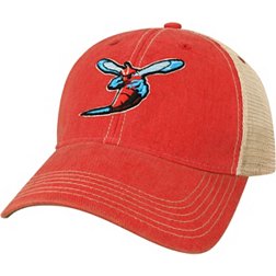 League-Legacy Adult Delaware State Hornets Scarlet Old Favorite Adjustable Hat