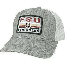 League-Legacy Adult Florida State Seminoles Grey Mid-Pro Trucker Hat