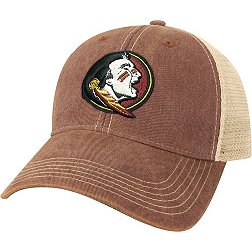 League-Legacy Men's Florida State Seminoles Garnet Old Favorite Adjustable Trucker Hat