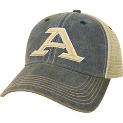 League-Legacy Adult Akron Zips Navy Old Favorite Adjustable Trucker Hat