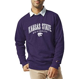 League-Legacy Men's Kansas State Wildcats Purple Heritage Crew Sweatshirt