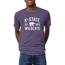 League-Legacy Men's Kansas State Wildcats Purple Tri-Blend Victory T-Shirt