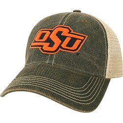 League-Legacy Men's Oklahoma State Cowboys Black Old Favorite Adjustable Trucker Hat