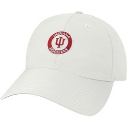 League-Legacy Adult Indiana Hoosiers White Cool Fit Adjustable Hat